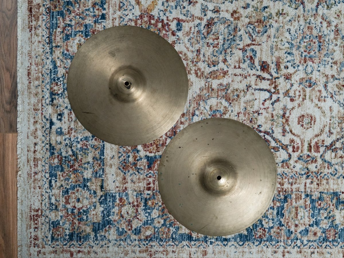 12" Zilco Hi-Hats, 1940s