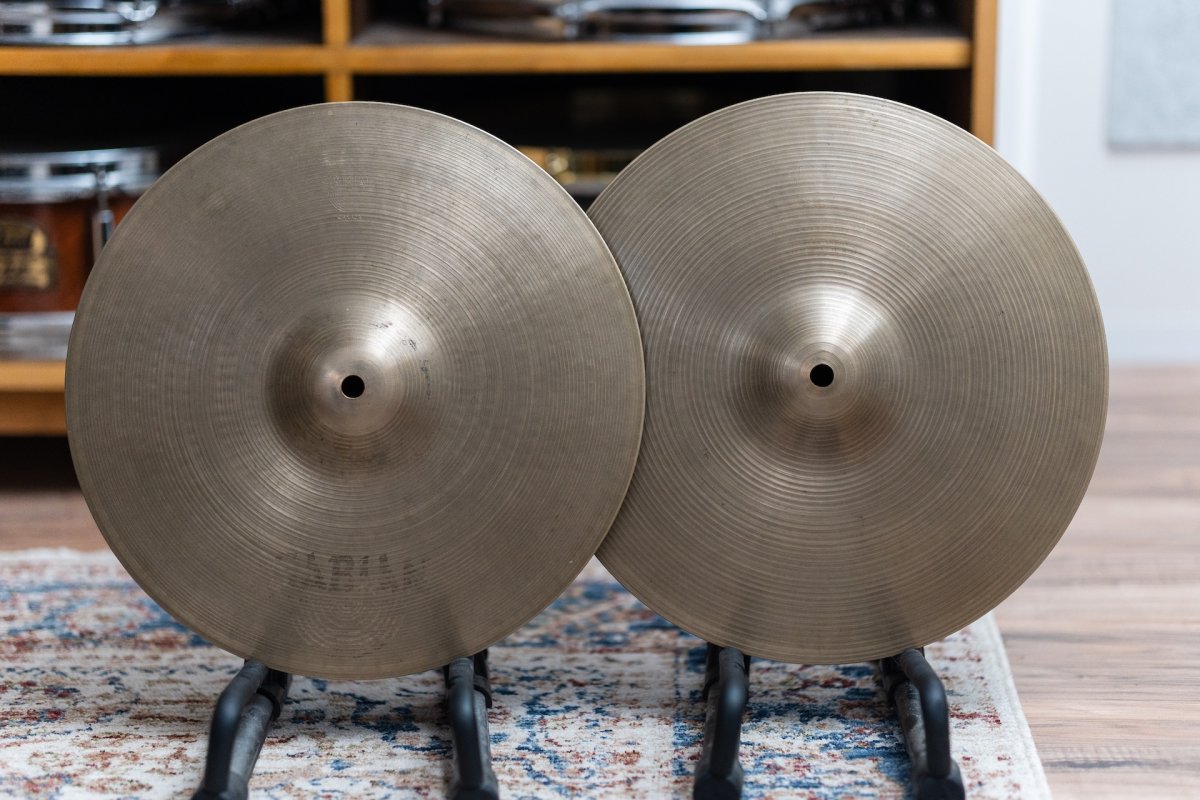 13" Sabian Regular Hi-Hats (early 1980s)